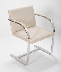 Set of Four Knoll Brno Flat Bar Armchairs