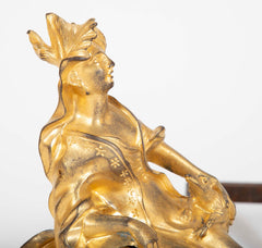 Marvelous Pair of Louis XV D'ore Bronze Chenets/Andirons