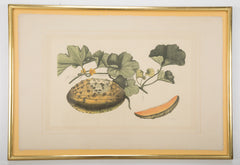 Set of Six La Roche Laffitte Handpainted Vegetables on Silk