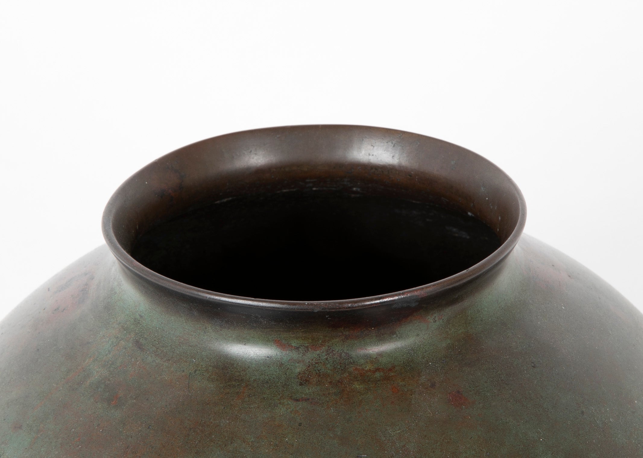 Japanese Bronze Meiji Period Vase with Prawns