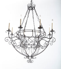 French Wire Chandelier