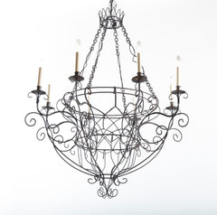 French Wire Chandelier