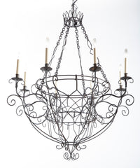 French Wire Chandelier