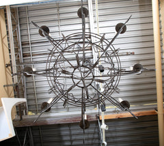 French Wire Chandelier