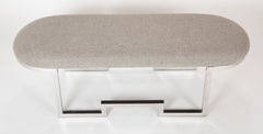 A Pair of Chrome Modernist Benches