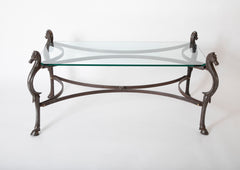 Fantastic Mid-Century Italian Wrought Iron Coffee Table