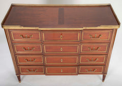 Louis XVI Style Mahogany Chest of Drawers