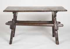 Continental Oak Trestle Table