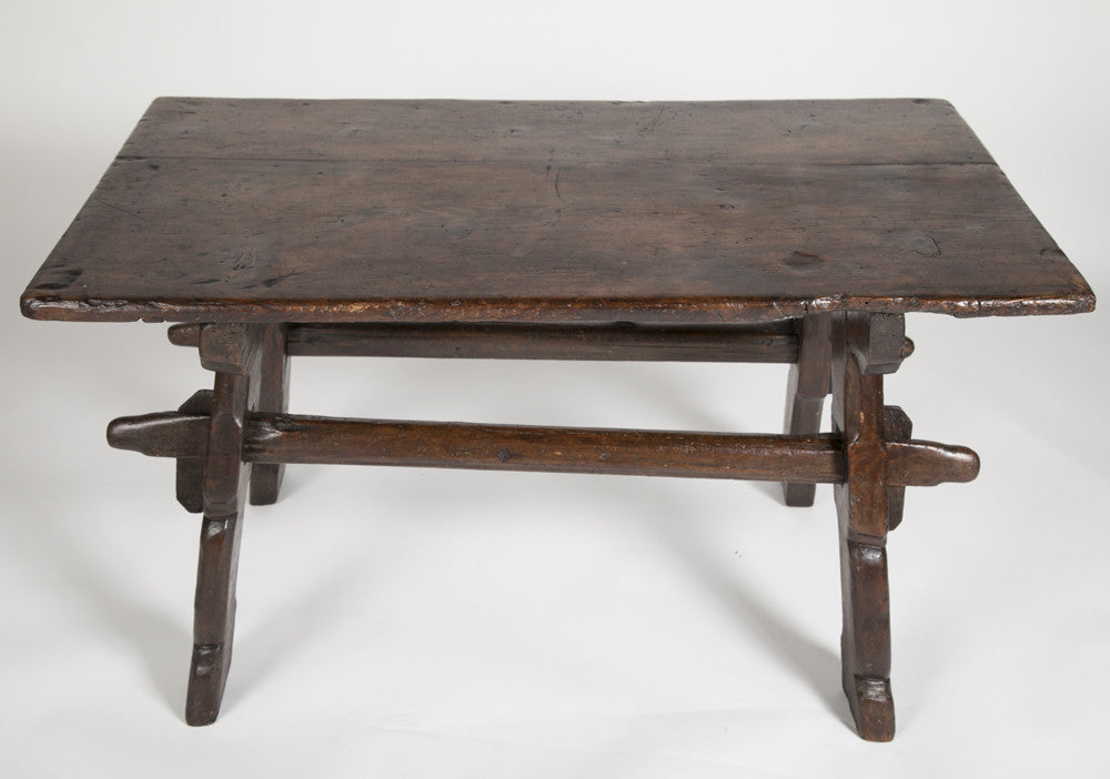 Continental Oak Trestle Table
