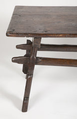 Continental Oak Trestle Table
