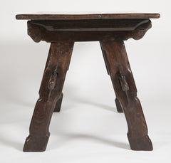 Continental Oak Trestle Table
