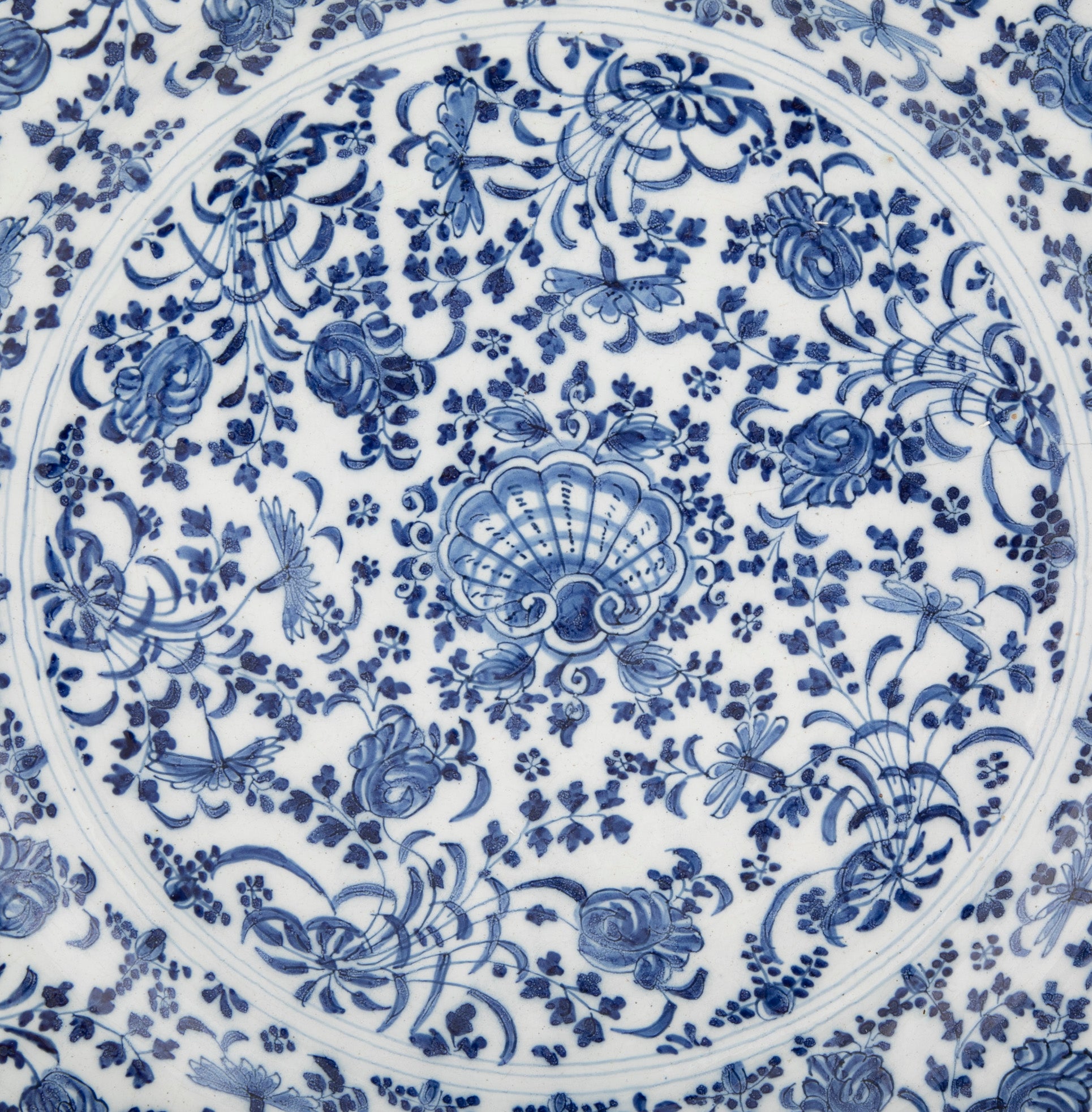 Dutch Delft Blue & White Dish