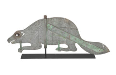 American Copper Beaver Form Weathervane