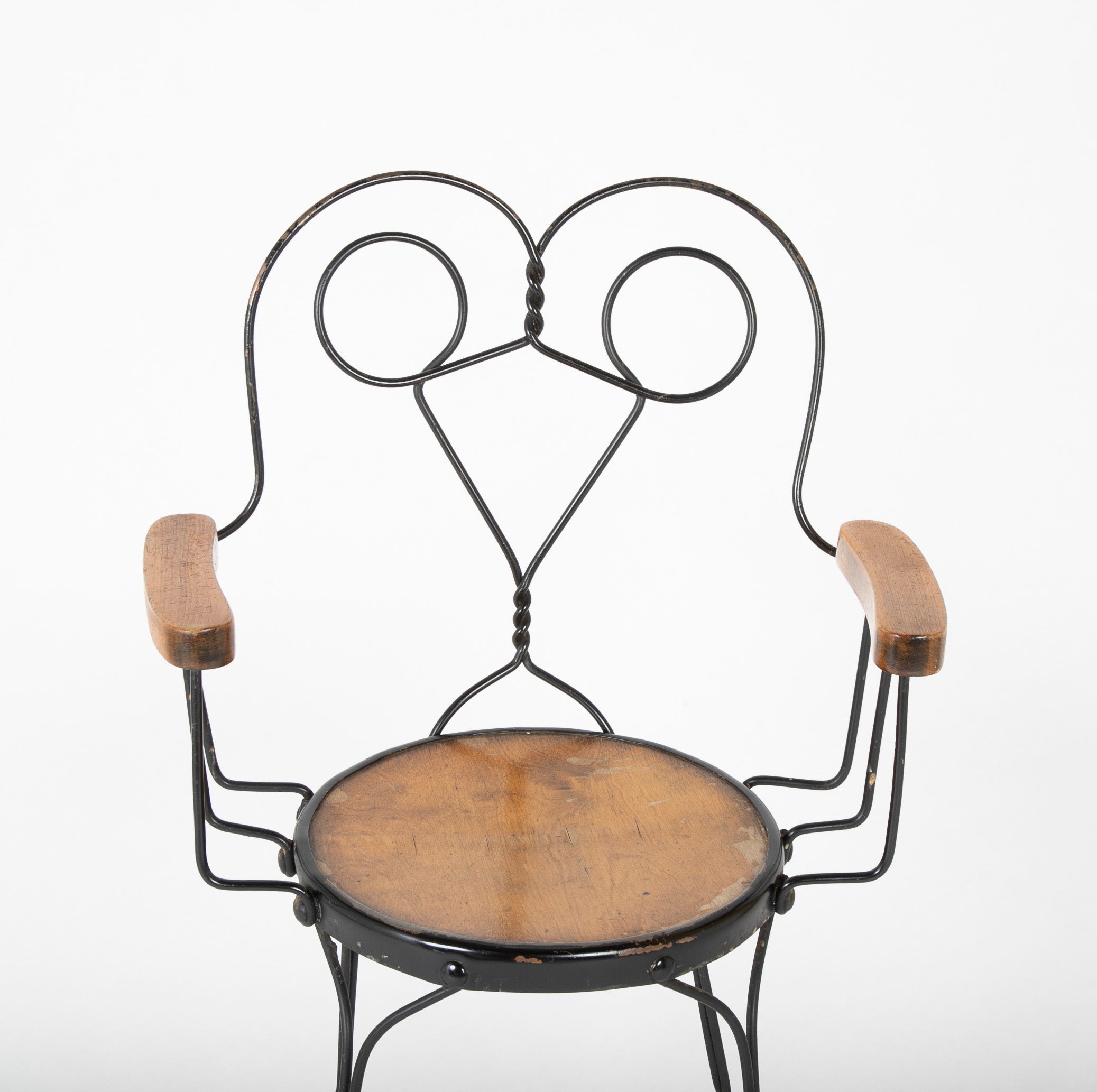 Pair of Late 19th - Early 20th Century Wire Chairs