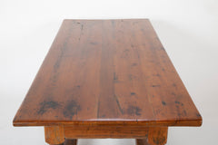 Southern Hard Pine Farm Table Made by Freed Slave