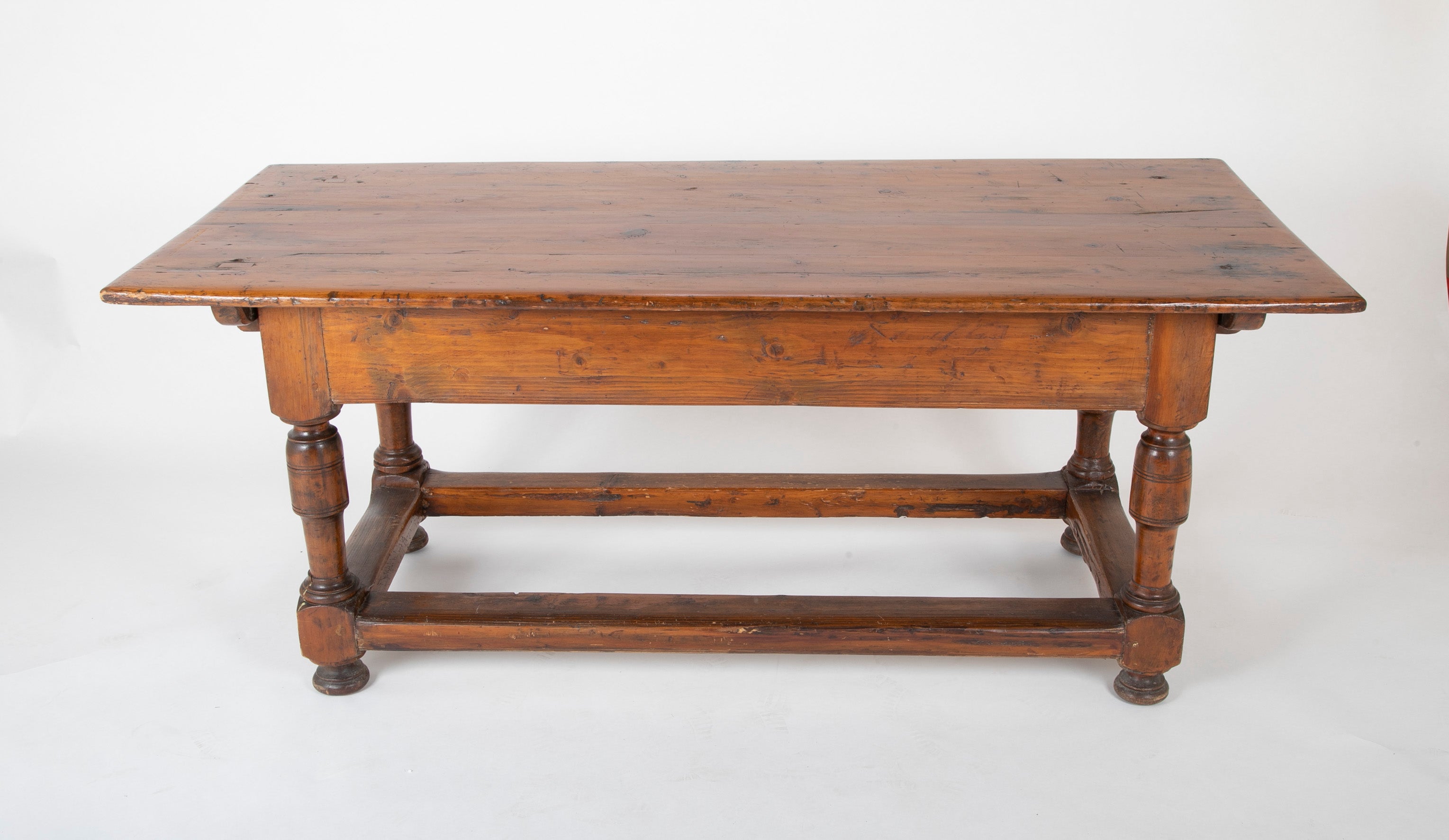 Southern Hard Pine Farm Table Made by Freed Slave