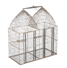 Mid 19th Century American Handmade Wire Birdcage