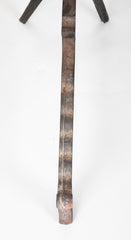 Musical Note Wrought Iron Andirons Stamped Nashville TN, 1920's