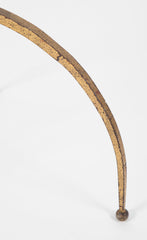 French Mid-Century Gilt Iron Floor Lamp