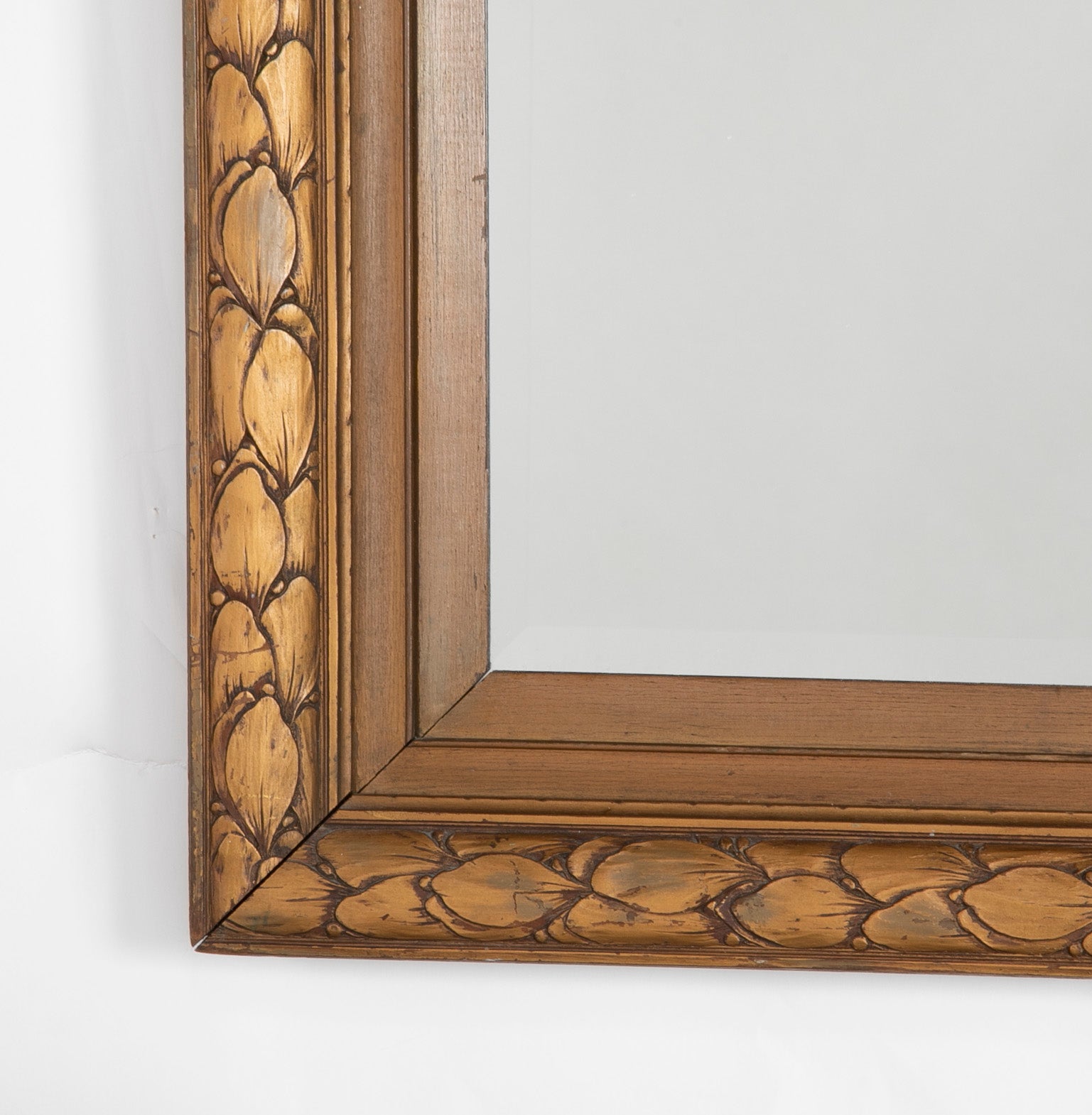 Art Deco Period Gilt Wood Picture Frame now a Mirror