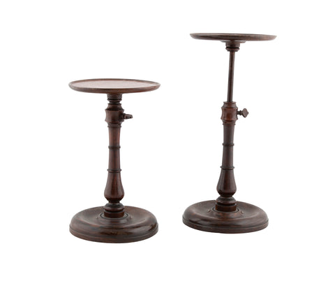 Pair of English Rosewood Candlestands