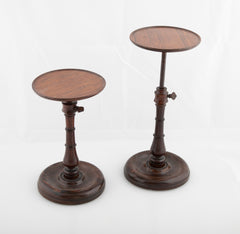 Pair of English Rosewood Candlestands