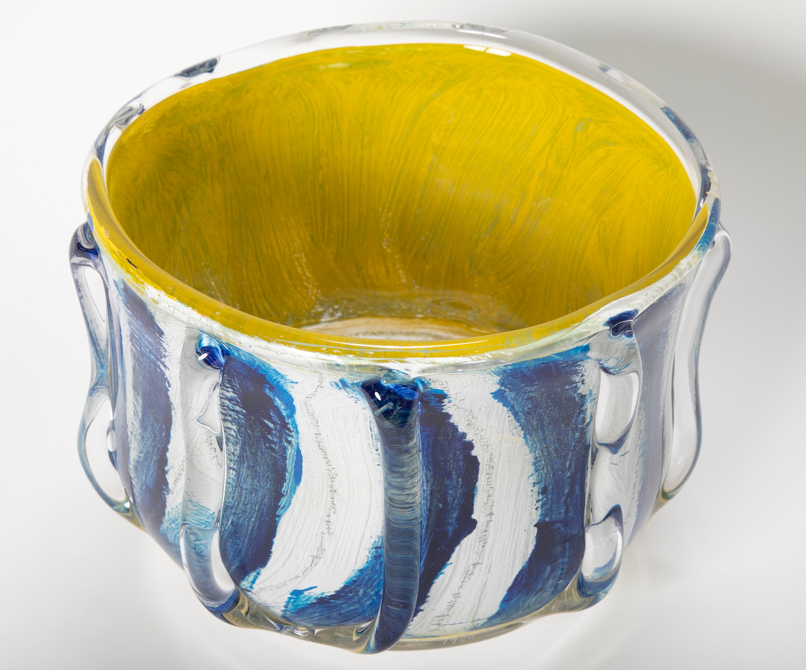 An American Studio Art Glass Vase by John De Wit