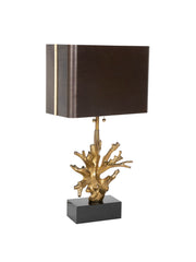 Coral Form Lamp With Marble Base