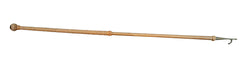1920's Macrame and Bronze Boat Hook
