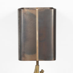 Coral Form Lamp on Bronze Base