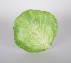 A Pair of Mary Kirk Kelly Porcelain Plates in Leaf Form