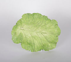 Mary Kirk Kelly Inscribed Ceramic Leaf Tray