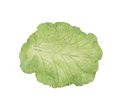 Mary Kirk Kelly Inscribed Ceramic Leaf Tray
