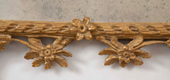 Pair of Italian Gilt & Intricately Carved Neoclassical Mirrors