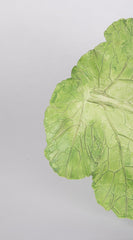 Mary Kirk Kelly Inscribed Ceramic Leaf Tray