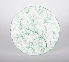19th Century Continental Cabbage Ware Plate