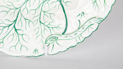 19th Century Continental Cabbage Ware Plate