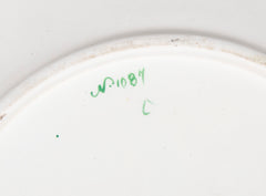 19th Century Continental Cabbage Ware Plate