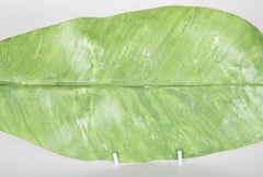 Mary Kirk Kelly Signed Ceramic Banana Leaf Tray