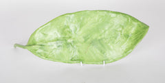 Mary Kirk Kelly Signed Ceramic Banana Leaf Tray