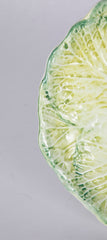 A Pair of Continental Lettuce Ware Plates