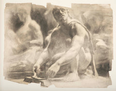 Chalk on Paper Attributed to Thomas P. Anuskiewicz