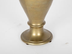 Pair of Italian Bronze Flame Urn Finials