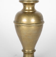 Pair of Italian Bronze Flame Urn Finials