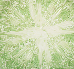 A 20th Century Continental Lettuce Ware Charger