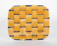 Minton Majolica Basketweave Tray
