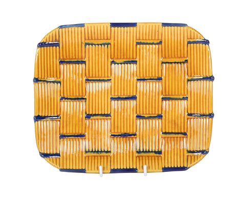 Minton Majolica Basketweave Tray