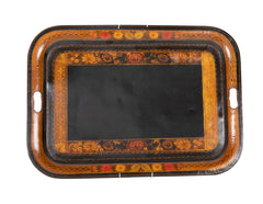 American Mid 19th Century Painted Tole Tray