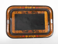 American Mid 19th Century Painted Tole Tray