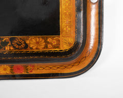 American Mid 19th Century Painted Tole Tray